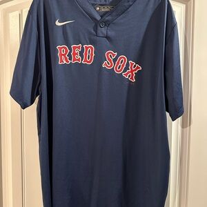 Nike Red Sox Navy Blue Jersey